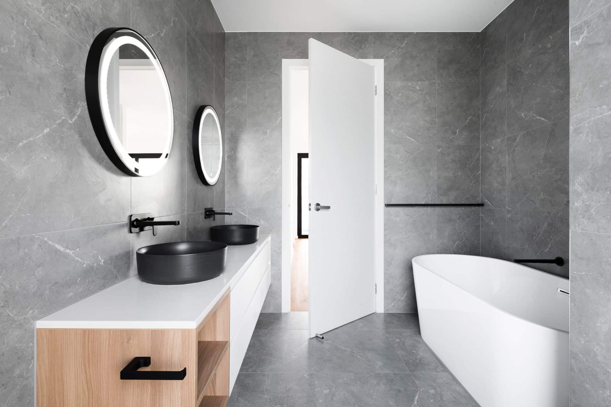 Jack & jill bathroom remodel minneapolis